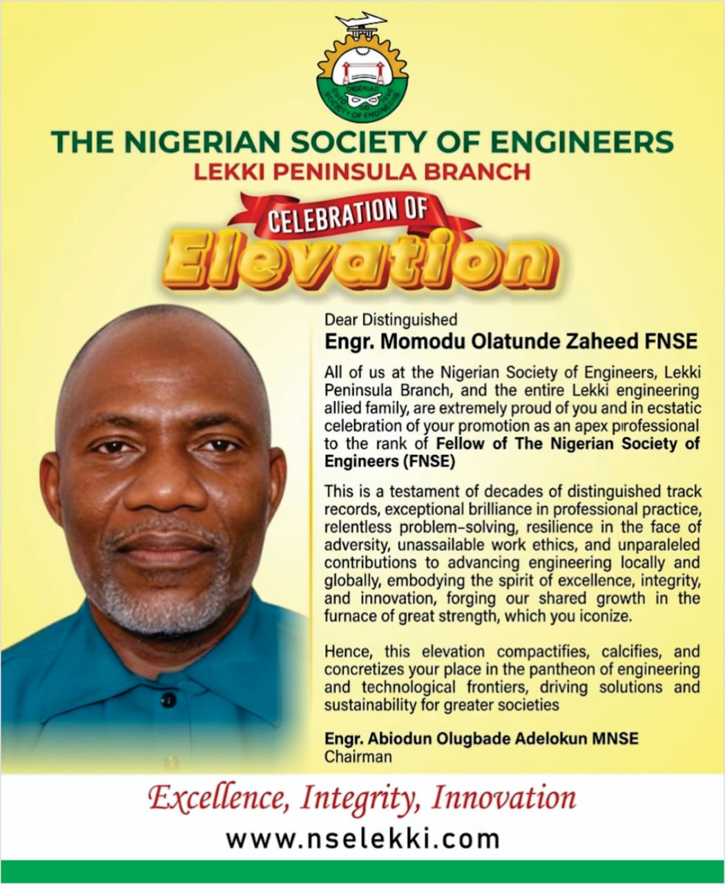 Engr Momodu Olatunde