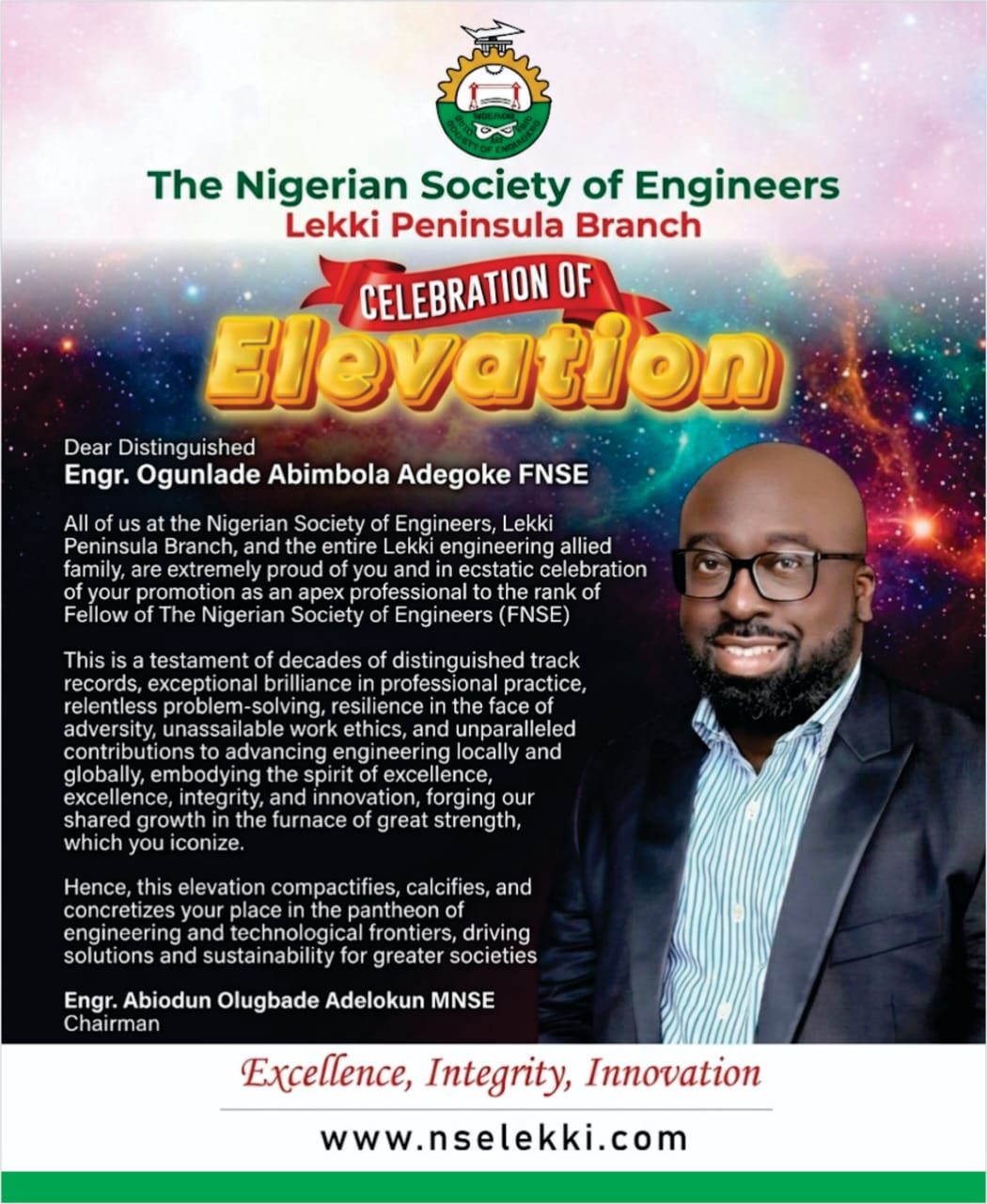 Engr Ogunlade Abimbola